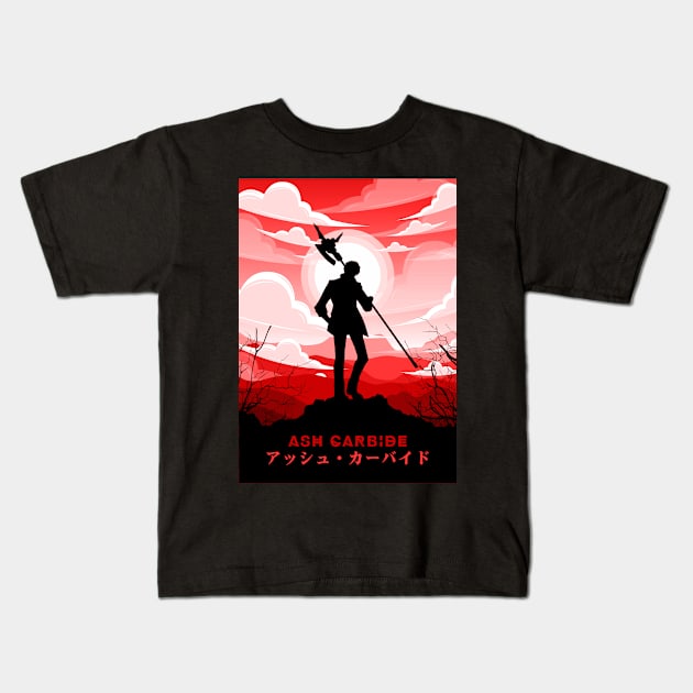 Ash Carbide | Trails Of Cold Steel Kids T-Shirt by GuruBoyAmanah